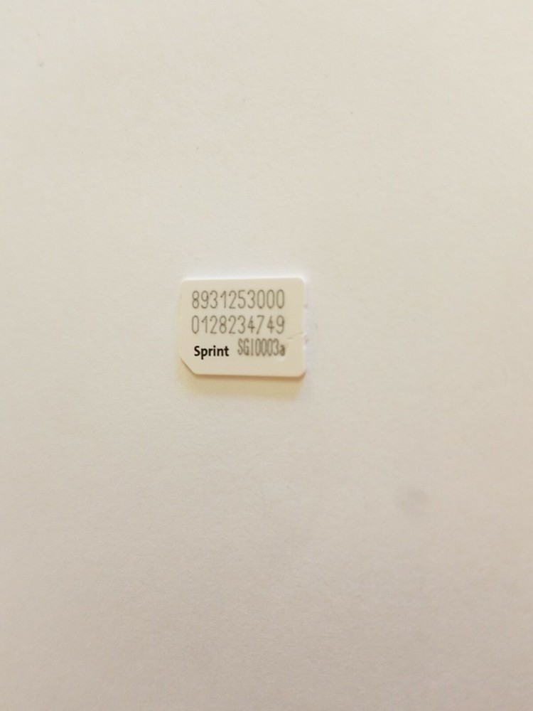 ICCID Nano Micro Sim Card For Boost Mobile Motorola E6 XT2005-4 XT2005 Phone