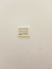 ICCID Nano Micro Sim Card For Boost Mobile Motorola E6 XT2005-4 XT2005 Phone