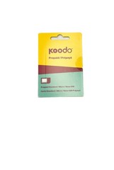 Koodo Mobile SIM Card Prepaid in Multi Size Standard, Micro Nano 3G 4G