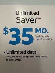 AT&T Prepaid ESIM Activation $35 Plan Unlimited Talk,Text 10 GB Data 30 Day att