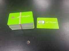New Telus LTE Sim Card Triple 3in1 Nano Micro 3G LTE Prepaid Postpaid