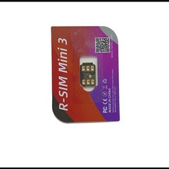 R-SIM Mini3 Dual SIM Unlock Card Sticker Plug and Play For iPhone 13-16 iOS 18