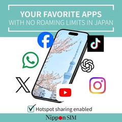 Japan SIM Card 15 Days Data Only | 10GB High-Speed 4G LTE + Unlimited Data at…
