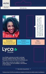 USA prepaid sim card Lyca Mobile $50 X 2 months TMOBILE network