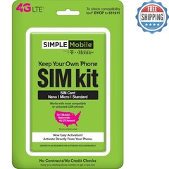 Unlock Your Freedom: T-Mobile SIM Kit for Unlocked Smartphones – $50 Unlimited