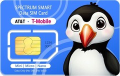 Data-Only SIM Card for Security Cameras WiFi Hotspots Verizon T-Mobile AT&T