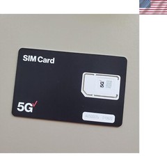Complete 10-Pack Triple Cut Verizon SIM Cards for 5G/4G Devices – Easy Access