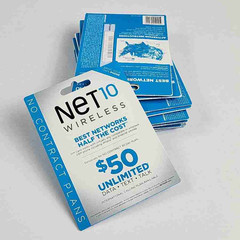 10 Pack Net 10 Mobile Commissionable Sim Card – No Plan – Full Size Sim Net10