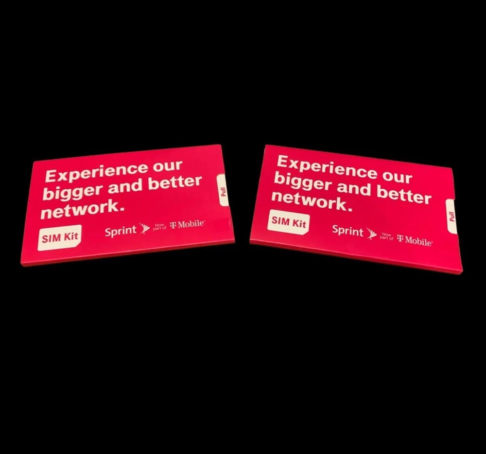 Sprint / T-Mobile SIM Kit – Experience Our Bigger And Better Network