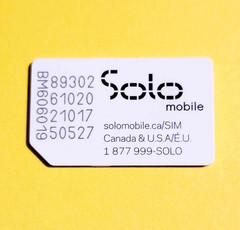SOLO MOBILE SIM CARD FOR RESTORING TEST CELL PHONES BOOT BYPASS UNLOCK UNLOCKING