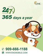 ENC Mobile Prepaid SIM Card: US Data Only 1GB/30Days 5G/4G LTE