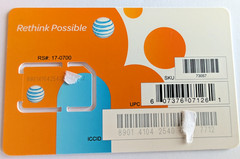 AT&T SIM Card 73057 Genuine OEM NEW Unactivated 4G LTE w/ USPS Tracking