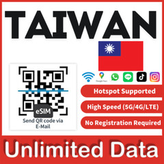 [eSIM] TAIWAN 台灣 esim E sim card Travel trip esim DATA 3-30 Days 20GB tai wan🛜