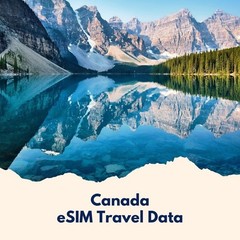 Canada Travel eSIM Data Plan, 1-20GB, 7-30 Days, No Roaming Fee, 5G Speed, CHEAP