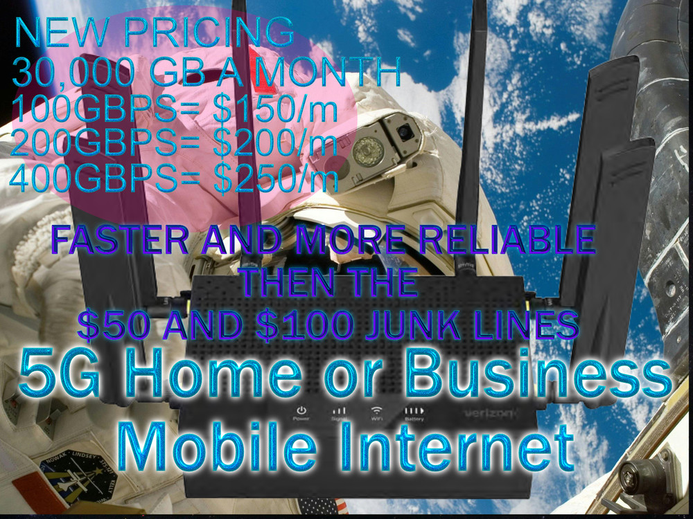 Verizon UNLIMITED Data 4G LTE & 5G SIM Plan 4 RV & Home Internet $150/month