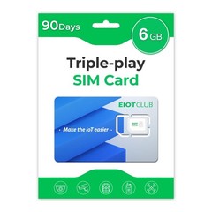 Data SIM Card for Security Cameras – 6GB, 90 Days, 5G/4G LTE, IoT & Trail Camera