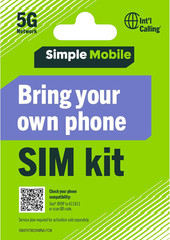 Bring Your Own Phone 3-In-1 Prepaid SIM Kit
