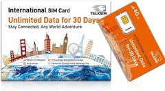 International Unlimited Data SIM Card 30 Days, 5G 4G LTE High Speed 10GB Data…