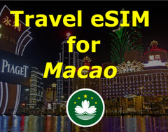 Macao Travel eSIM SIM Card | 7-30 Days | 1-5GB (S) | Easy QR Code Activation