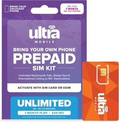 T-Mobile 5G Sim Card Kit Unlimited Talk Data 1-