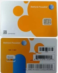 AT&T FACTORY NANO 4G LTE sim card for iphone 13 4488A