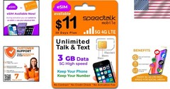 Prepaid SIM Card for Smart Phones | Unlimited Talk & Text