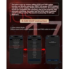 R-SIM VSOP QPE Stable Unlock SIM Card For iPhone 15 Pro Max 14 13 12 11 iOS17