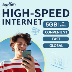 USA eSIM Card 5GB 7 Days, Prepaid Card 4G High-Speed Data Plan