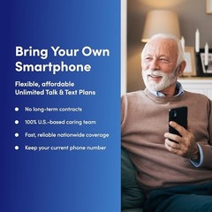 SIM/e-SIM Kit – Unlimited Talk & Text and 1GB Data with Access to 1 GB Data