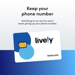 SIM/e-SIM Kit – Unlimited Talk & Text and 1GB Data with Access to 1 GB Data