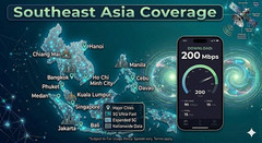 Southeast Asia eSIM Travel | 5G | Instant Delivery | Cheapest on Ebay