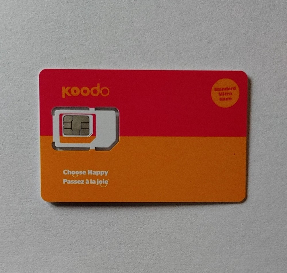 Time For All Kinds – New Koodo Postpaid Multi SIM 3 In 1 Adapter Sim Card