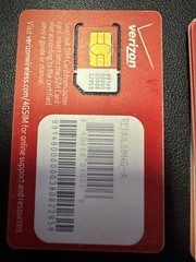 Lot Of 14 Verizon 4g Sim Cards