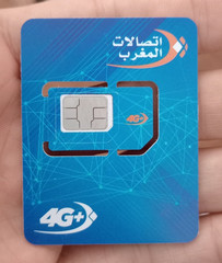 Morocco Simcard 4G SIM Card Maroc Telecom Prepaid Mobile Internet Data