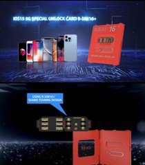 Upgrade RSIM 16+ Nano Unlock Card,for iPhone 13 Pro 12 Pro Max X XS Max 8 IOS 15