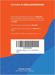 Mobile – US Prepaid SIM Card (3 in 1) | Bring Your Own Phone Kit | Phone Plans S