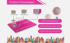 (2 Pack) TMOIBLE SIM CARDS 3-IN-1 Micro/Nano/Standar Size