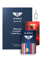 Prepaid SIM Card (US Mobile) – Custom Plans from $4/mo. Unlimited from…