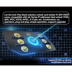 R-SIM VSOP QPE Stable Unlock SIM Card For iPhone 15 14 13 12 11 iOS17 US Version