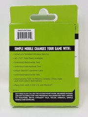 Simple Mobile BYOP SIM Card Kit Prepaid 4G LTE Dual & Nano SIM New Sealed