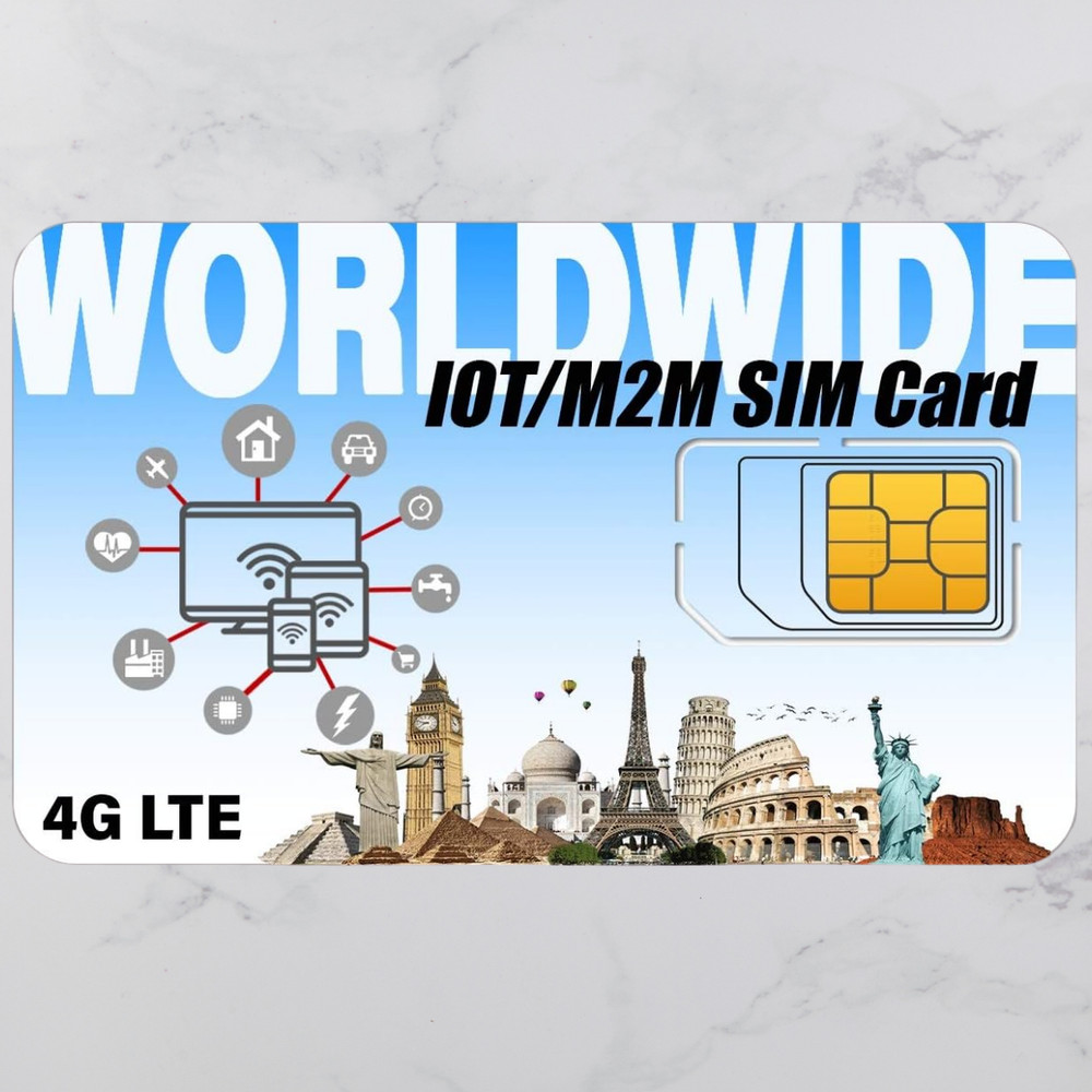 SpeedTalk IoT Data Internet SIM Card M2M -12 Months Service 64kbps 4G Devices