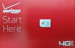 NEW VERIZON NANO 4FF SIM• CDMA 4GLTE • NEW OEM • Prepaid/Contract (L)