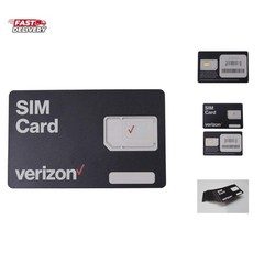 Wireless 4G LTE SIM Card – All 3 Sizes 3-in-1, Nano/Micro/Standard Sizes 4FF …