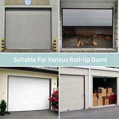 10 X 10Ft Three-Side Garage Door Brush Seal Kit for Roll-Up Doors, 3″ Weatherpro