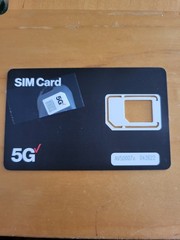 Verizon 3-in-1 Postpaid/Prepaid 4G LTE 5G SIM Card Nano/Micro/Standard Size