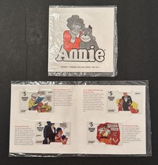 Orphan Annie Prepaid Calling Cards Set of 4 Teleworld $5 Each Vintage 1995 Rare