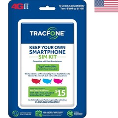 Keep Your Own Phone 3-in-1 Prepaid SIM Kit with 4G LTE Nationwide Coverage