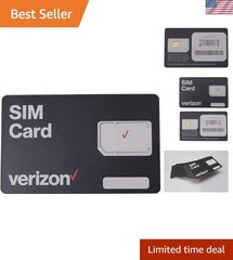 Versatile 4G LTE SIM Card for Verizon – Compatible with All 3 Sizes at 3″x2″