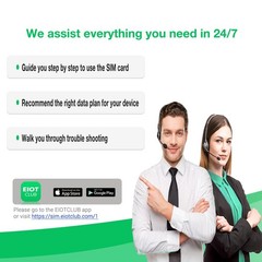 EIOTCLUB Data SIM Card Triple Play- USA Coverage No Contract 5G/4G LTE…