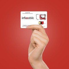 Infimobile Prepaid Plan 3 5GB Data 2500 Min Text No Activation Fee